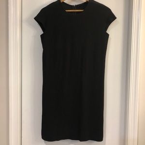 Black shift dress